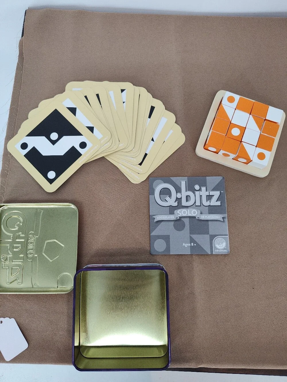 Q-bitz Solo Game - Orange Edition